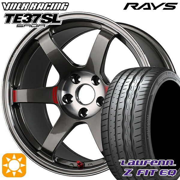 【取付対象】225/45R18 95Y XL ラウフェン Z FIT EQ LK03 RAYS ボルクレーシング TE37 サーガSL PG 18インチ 8.5J 5H114.3 サマータイヤホイールセット |トレッド新横浜師岡店