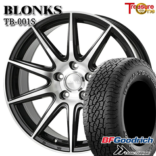 【取付対象】245/65R17 111T ORWL BFグッドリッチ トレールテレーン トレジャーワン ブロンクス TB001S ブラックポリッシュ 17インチ 7.0J 5H114.3 +38/+48/+53 サマータイヤホイールセット ｜トレッド新横浜師岡店