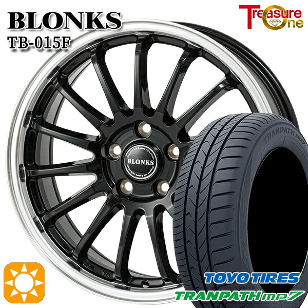 【取付対象】SH系フォレスター 215/60R17 96H トーヨー トランパス mp7 トレジャーワン ブロンクス TB015F BK/RP 17インチ 7.0J 5H100 サマータイヤホイールセット |トレッド新横浜師岡店