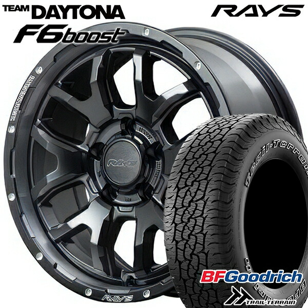 Toyo Open Country R/T 17インチタイヤ　レイズホイール美品 MAD CROSS GRACE 17x6.5J 6/139.7 +38 BKCBK TOYO OPEN COUNTRY