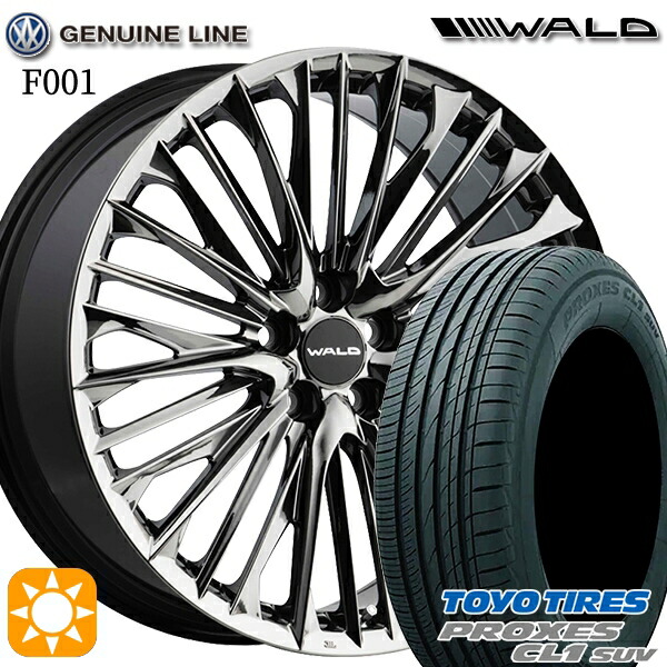 【取付対象】245/40R20 99W トーヨー プロクセス CL1 SUV WALD ジェニュインライン F001 SBC 20インチ 8.5J 5H114.3 サマータイヤホイールセット