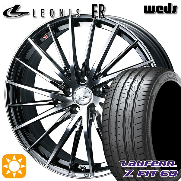 【取付対象】215/45R18 93Y XL ラウフェン Z FIT EQ LK03 Weds レオニス FR BMCMC (ブラックメタルコート ミラーカット) 18インチ 7.0J 5H114.3 サマータイヤホイールセット ｜トレッド新横浜師岡店