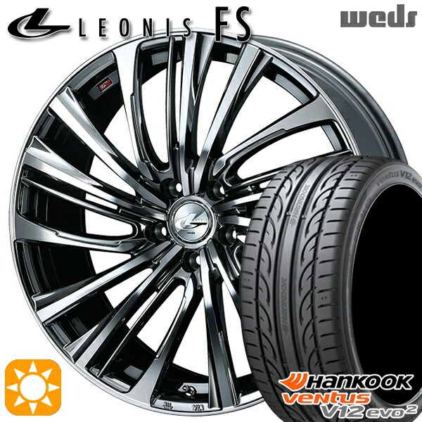 225 45zr18 車用品 バイク用品 95y ハンコック Hankook ベンタスv12evo2 4本セット K1 車用品 ウェッズ Weds レオニス 5h114 3 新品サマータイヤホイール Fs18インチ 4本セット 8 0j Bmcmc ブラックメタルコート ミラーカット 送料無料 在庫激安大特価