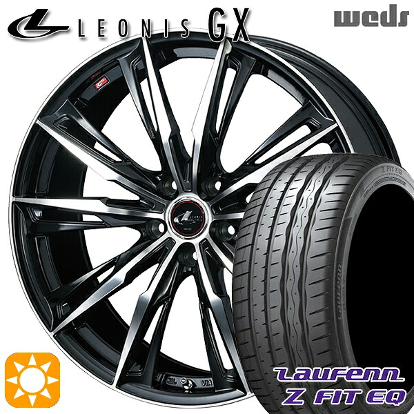 【取付対象】プリウスα クラウン 235/35R19 91Y XL ラウフェン Z FIT EQ LK03 Weds レオニス GX PBMC (パールブラック/ミラーカット) 19インチ 8.0J 5H114.3 サマータイヤホイールセット |トレッド新横浜師岡店