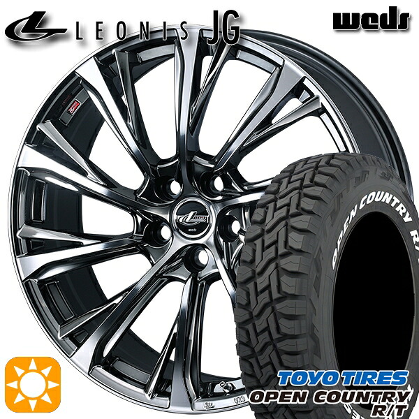 【取付対象】デリカD5 235/70R16 106Q トーヨー オープンカントリー R/T ホワイトレター Weds ウェッズ レオニス JG BMCMC 16インチ 6.5J 5H114.3 サマータイヤホイールセット ｜トレッド新横浜師岡店