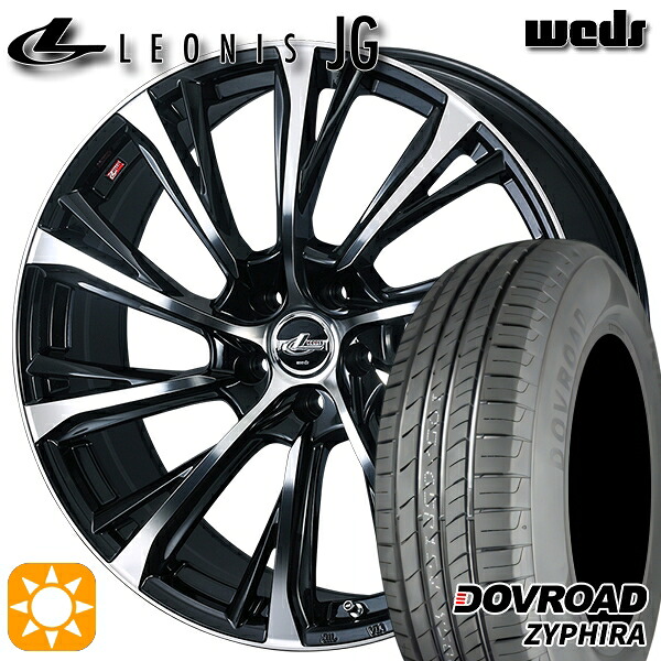 【取付対象】セレナ ラフェスタ 195/60R16 89H DOVROAD ザイファイラ Weds ウェッズ レオニス JG PBMC 16インチ 6.5J 5H114.3 サマータイヤホイールセット ｜トレッド新横浜師岡店
