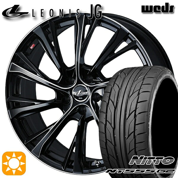【取付対象】20アルファード 245/40R19 98Y XL ニットー NT555 G2 Weds ウェッズ レオニス JG BK/SC 19インチ 8.0J 5H114.3 サマータイヤホイールセット ｜トレッド新横浜師岡店