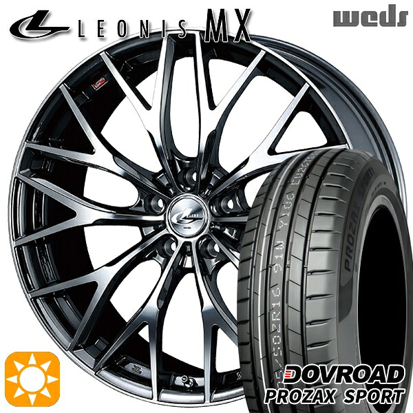 【取付対象】20アルファード 245/40R19 98Y XL DOVROAD プロザックススポーツ Weds レオニス MX BMCMC (ブラックメタルコート ミラーカット) 19インチ 8.0J 5H114.3 サマータイヤホイールセット |トレッド新横浜師岡店