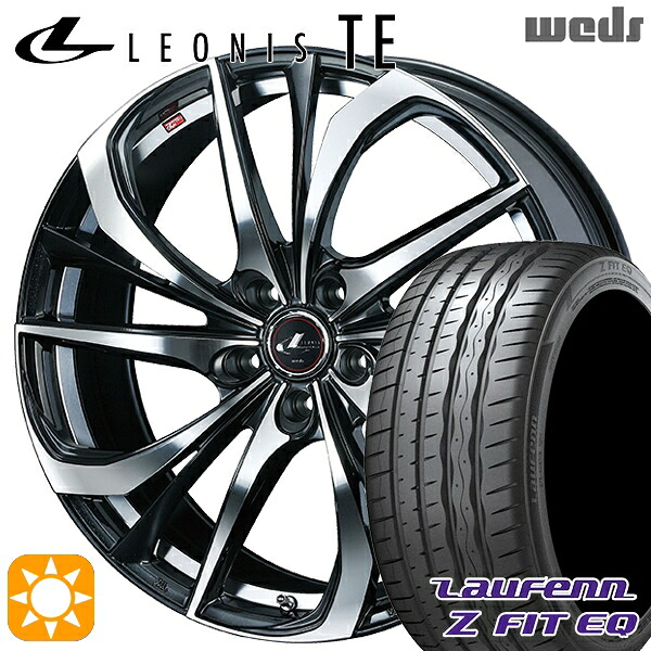 【取付対象】プリウスα クラウン 235/35R19 91Y XL ラウフェン Z FIT EQ LK03 Weds レオニス TE PBMC (パールブラック ミラーカット) 19インチ 8.0J 5H114.3 サマータイヤホイールセット |トレッド新横浜師岡店