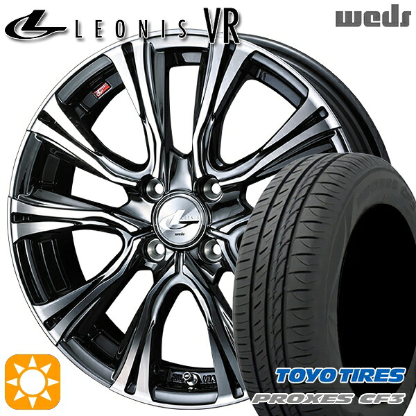【取付対象】アクア デミオ ノート 195/55R16 91V XL トーヨー プロクセス CF3 Weds レオニス VR BMCMC 16インチ 6.0J 4H100 サマータイヤホイールセット |トレッド新横浜師岡店