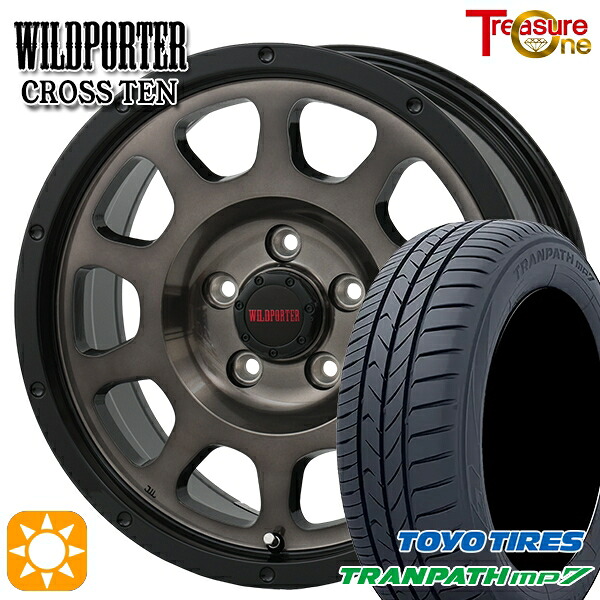 【取付対象】205/50R17 93V トーヨー トランパス mp7 トレジャーワン ワイルドポーター クロステン BP/BC 17インチ 7.5J 5H114.3 サマータイヤホイールセット |トレッド新横浜師岡店