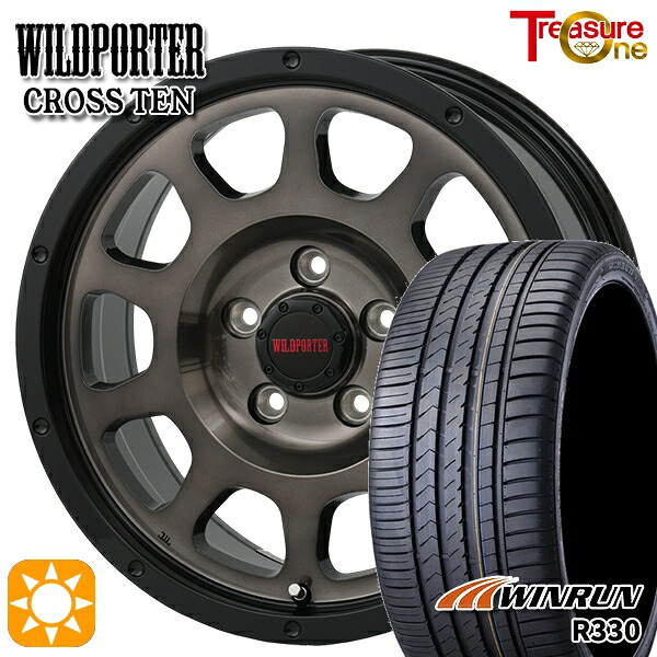 【取付対象】エスクァイア セレナ 205/50R17 93W XL ウィンラン R330 トレジャーワン ワイルドポーター クロステン BP/BC 17インチ 7.5J 5H114.3 サマータイヤホイールセット |トレッド新横浜師岡店