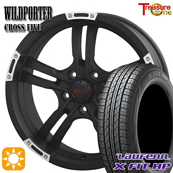【取付対象】エクストレイル フォレスター 225/60R17 99H ラウフェン X FIT HP LA41 トレジャーワン ワイルドポーター クロスファイブ MBP 17インチ 7.5J 5H114.3 サマータイヤホイールセット