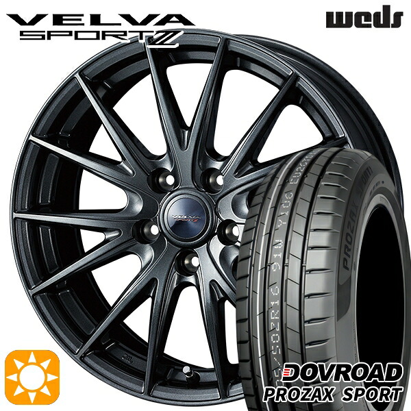 【取付対象】C-HR レガシィB4 225/50R18 99W XL DOVROAD プロザックススポーツ Weds ヴェルバスポルト2 ディープメタルII 18インチ 8.0J 5H114.3 サマータイヤホイールセット |トレッド新横浜師岡店