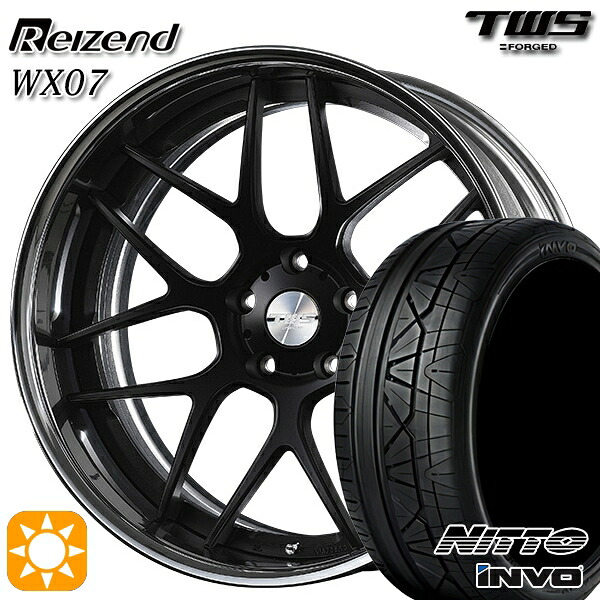 【取付対象】アウディ Q5/SQ5 255/45R20 101W ニットー インヴォ INVO TWS Reizend WX07 フラットブラック 20インチ 8.5J 5H112 サマータイヤホイールセット ｜トレッド新横浜師岡店