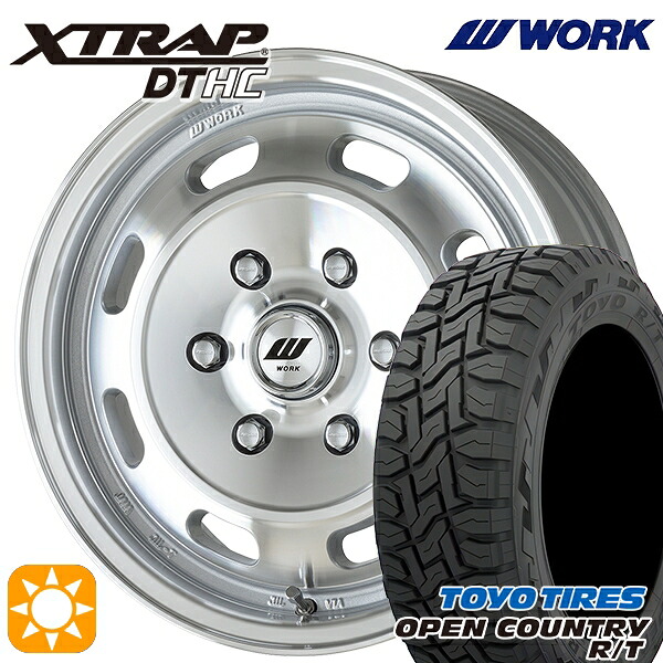 【取付対象】200系ハイエース 215/70R16 100Q ※車検非対応 トーヨー オープンカントリー R/T WORK エクストラップ DTHC MSP 16インチ 6.5J 6H139.7 サマータイヤホイールセット |トレッド新横浜師岡店