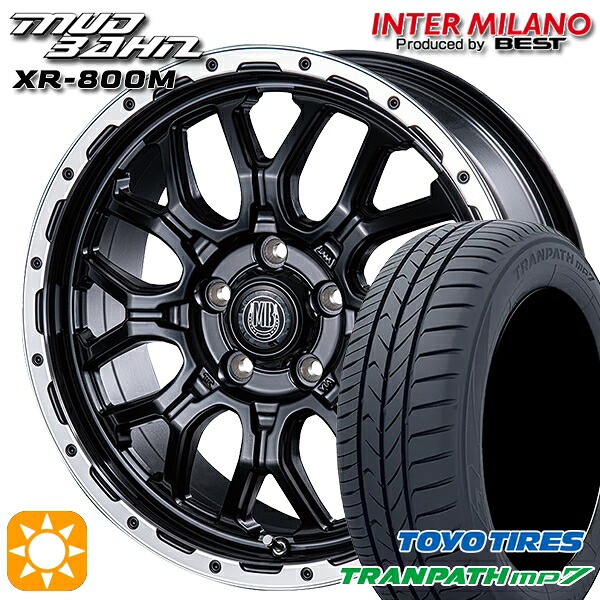 【取付対象】215/55R17 94V トーヨー トランパス mp7 インターミラノ マッドバーン XR-800M MBK/RP 17インチ 7.0J 5H114.3 サマータイヤホイールセット ｜トレッド新横浜師岡店