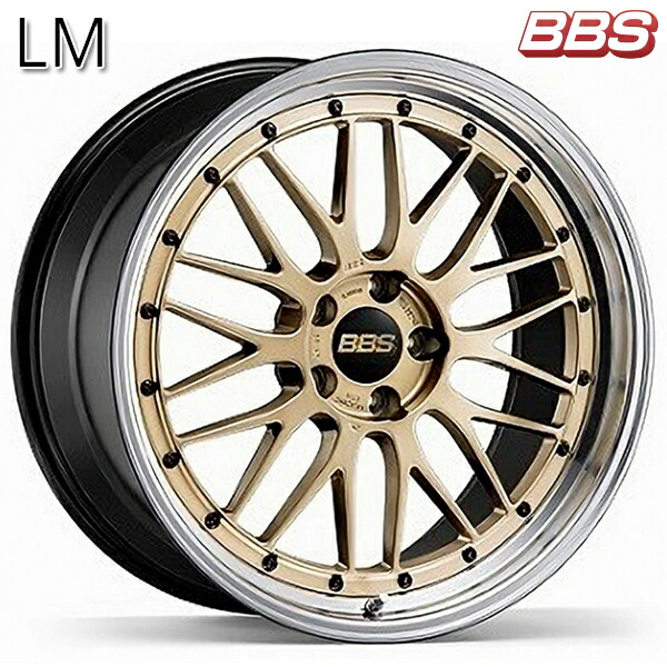 20インチ 8.5J 5H112 +22 BBS LM 【LM457】 ゴールドXリム/ブラックブライトダイヤカット(GL-BKBD) アルミホイール単品 1本 4本以上送料無料 |トレッド新横浜師岡店