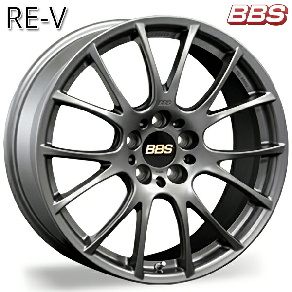 19インチ 9.5J 5H114.3 +40 BBS RE-V 【RE047】 マットグレイ（MGR） アルミホイール単品 4本（1台分）送料無料 ｜トレッド新横浜師岡店