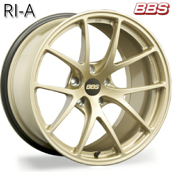 18インチ 10.5J 5H120 +37 BBS RI-A 【RI-A029】 ゴールド(GL) アルミホイール単品 1本 4本以上送料無料