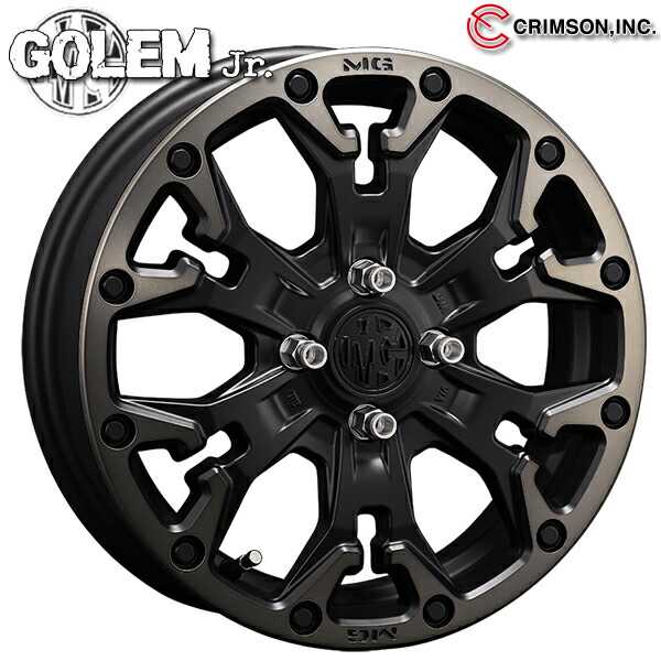 楽天市場】CRIMSON MG ゴーレムJr. マットブラック 14インチ