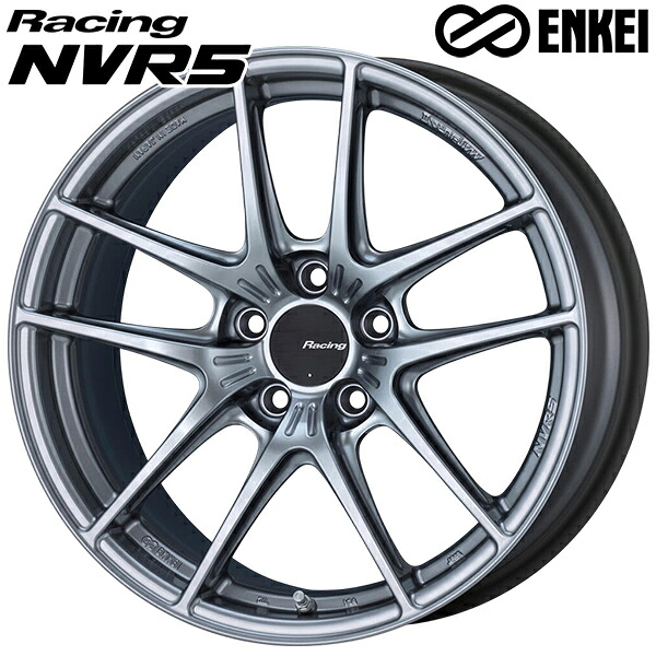 18インチ 8.0J 5H114.3 +45 ENKEI エンケイ レーシング NVR5 ソニックシルバー アルミホイール単品 1本 4本以上送料無料 |トレッド新横浜師岡店