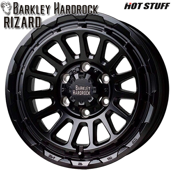 20インチ 8.5J 6H139.7 +55 HotStuff ホットスタッフ バークレイハードロック リザード GB アルミホイール単品 4本（1台分）送料無料