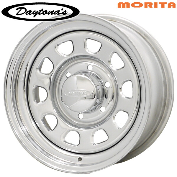 MRT デイトナズ サイズ：15インチ 7.0J HOLE/PCD：6H 139.7 インセット：12 カラー：クローム スチールホイール単品 4本（1台分）送料無料