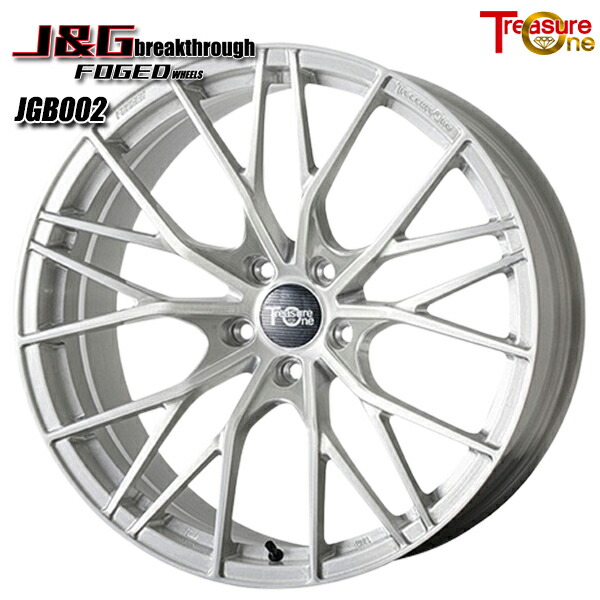 22インチ 9.0J 5H120 3～40 トレジャーワン 鍛造 J&G ブレイクスルー JGB002 ブラッシュド アルミホイール単品 1本 4本以上送料無料 ■受注生産商品■ 52,787円