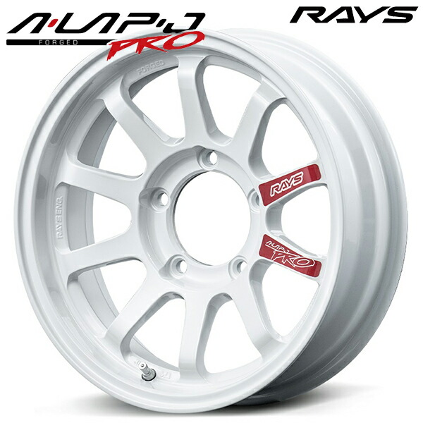 16インチ 5.5J 5H139.7 +21 RAYS レイズ A・LAP-J PRO DW(ダッシュホワイト) アルミホイール単品 1本 4本以上送料無料