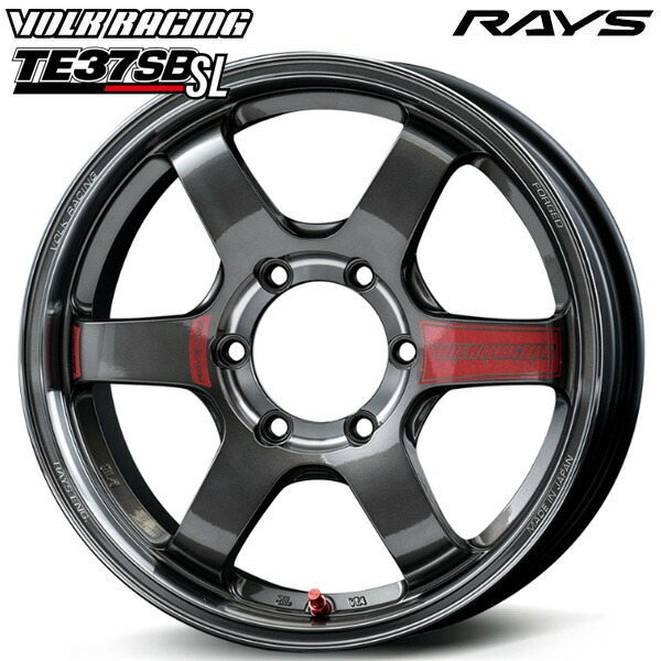 18インチ 8.5J 6H139.7 +22 RAYS ボルクレーシング TE37SB SL PG（プレスドグラファイト） アルミホイール単品 4本（1台分）送料無料