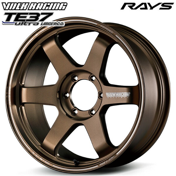 20インチ 8.5J 6H139.7 +20 RAYS ボルクレーシング TE37 ULTRA LARGE P.C.D BR(ブロンズ) アルミホイール単品 4本(1台分)送料無料