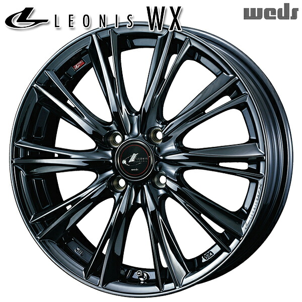 16インチ 5.0J 4H100 +45 Weds レオニス WX BMC1 （ブラックメタルコート ワン） アルミホイール単品 1本 4本以上送料無料 ｜トレッド新横浜師岡店
