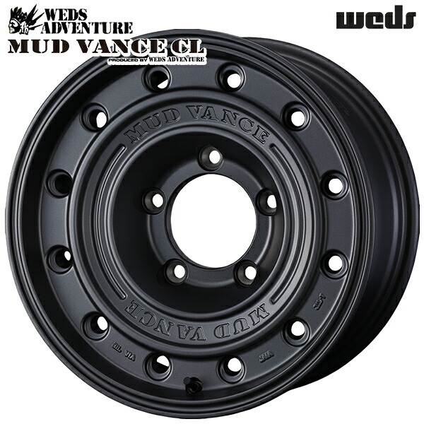 ウェッズ マッドヴァンスCL 16インチ 6.0J 5H139.7 +-5 MAT GRAY(マットグレイ) アルミホイール単品 4本(1台分)送料無料 ※個人宅配送不可※ |トレッド新横浜師岡店