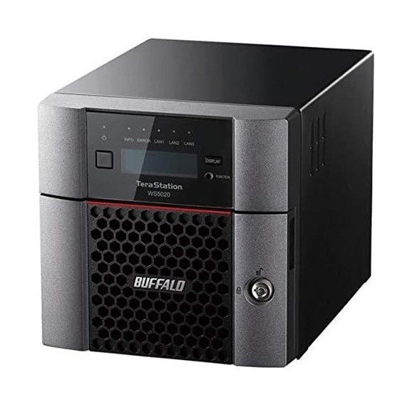 【未開封品】【外箱ダメージ有り】 BUFFALO / バッファロー 2ベイデスクトップNAS WS5220DN02W9 2TB Windows Server IoT 2019 for Storage Workgroup 搭載