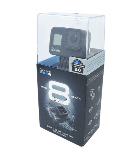 ★【中古品】 GoPro HERO8 Black ウェアラブル アクション カメラ CHDHX-801-FW ブラック