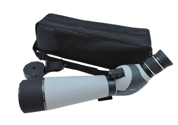 ★【中古品】 SOLOMARK / ソロ見澄ます 活動の領域領域 20-60ｘ80 ZOOM 薄墨色 ケース・スマホホルダー・三脚架付き添い人