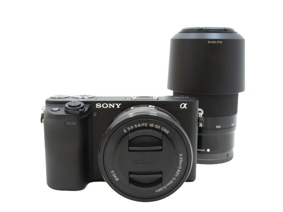 ★【中古品】SONY ソニー α6400 ダブルズームレンズキット ILCE-6400Y/B ブラック ミラーレス一眼レフ｜お宝プラス