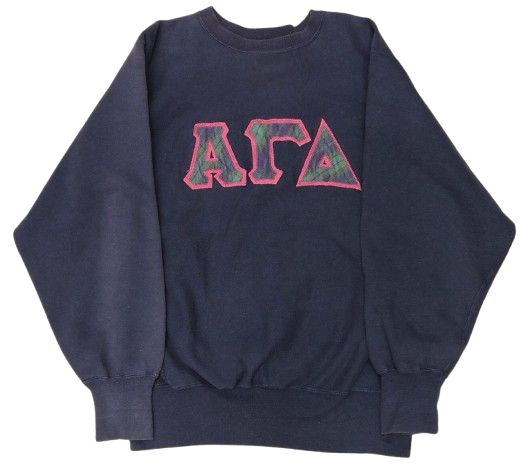 ▲★【中古】90s はやりっ子 リバースウィーブ パッチワーク 長袖流汗 大きさXL 米国海軍 USA製 ティーシャツ 調教師 Champion