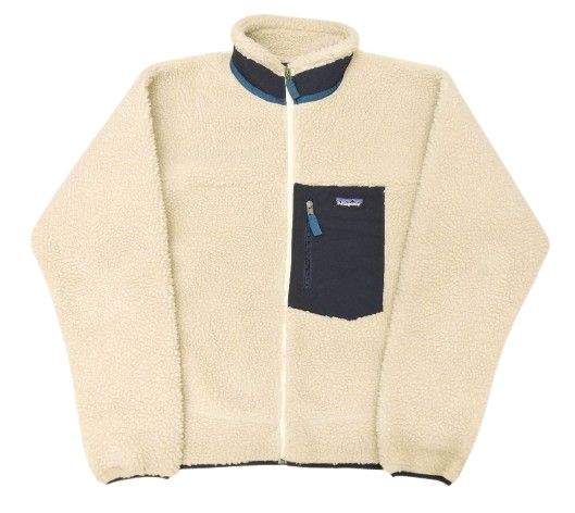 ▲【中古】 パタゴニア クラシック レトロX ジャケット サイズM アイボリー 23056FA19 ボアジャケット patagonia