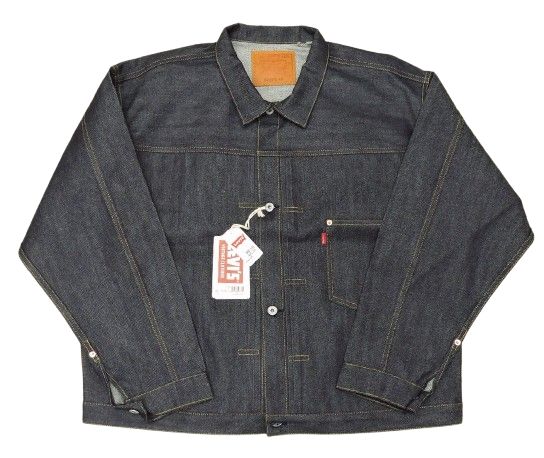 ▲★【下げ札付/未当てはめる】 Levi\u0027s Vintage Clothing 1944戦争状態模範例 ジーンズ上衣 T-BACK S506XXE 0039S-0000 大きさ48 黒いこと リーヴァイズジーンズ LVC