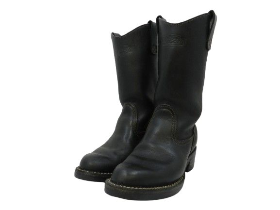 ▲★【中古/美品】WESCO ウエスコ モリソンブーツ 大きさ 7.5D / 約25.5糎 黒いこと MORRISON