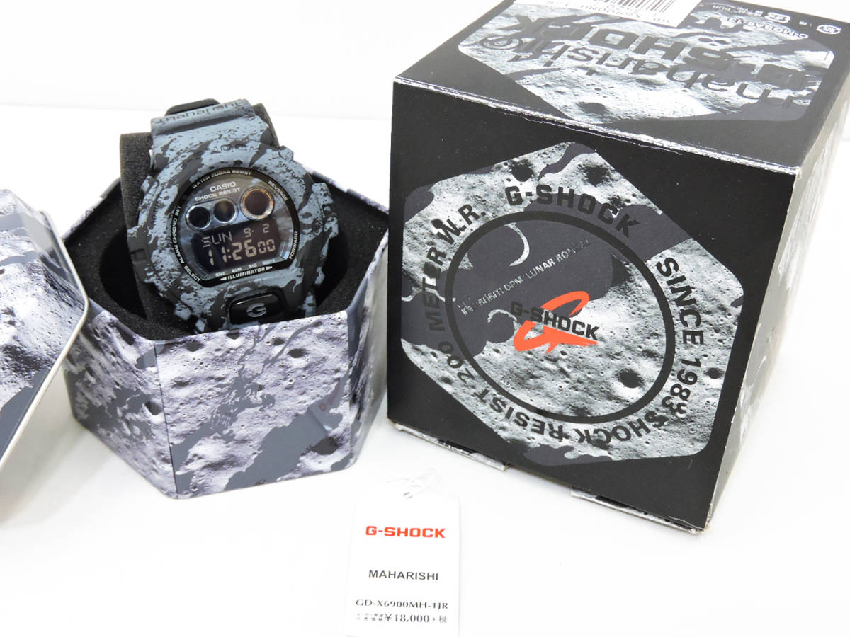 楽天市場 中古品 G Shock Maharishi Gd X6900mh 1jr Lunar Bonsai Pattern Series 腕時計 Gショック マハリシ ルナ ボンサイ 時計コラボcasio カシオ お宝プラス