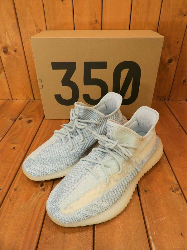 【未使用品】adidasYEEZY BOOST 350 V2アディダスイージーブースト350 V228cmCLOUD  WHITE/クラウドホワイト/サプライヤーカラーFW3043u002719年モデル｜お宝プラス