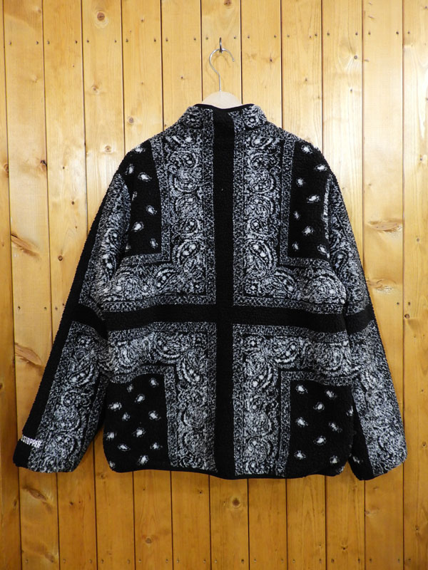supreme bandana fleece jacket