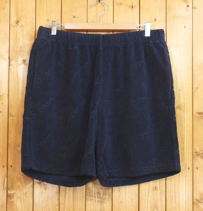supreme terry jacquard logo short
