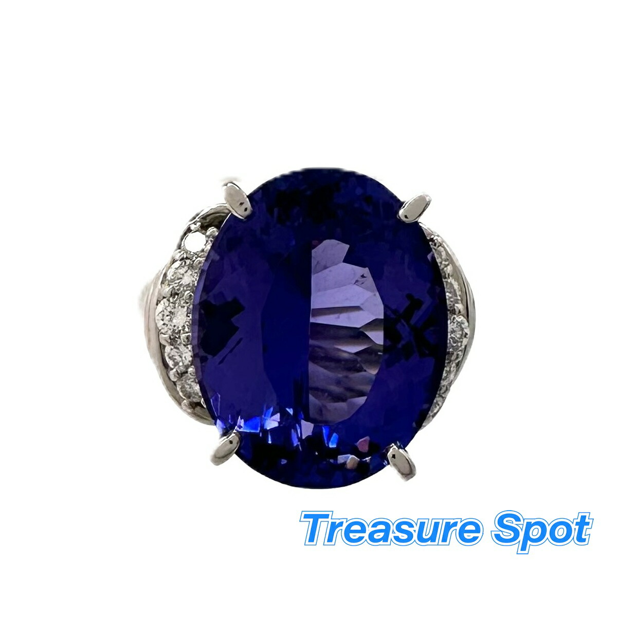 楽天市場】【ｾｰﾙ】タンザナイト 11.6ct リング 13号 PT900 プラチナ