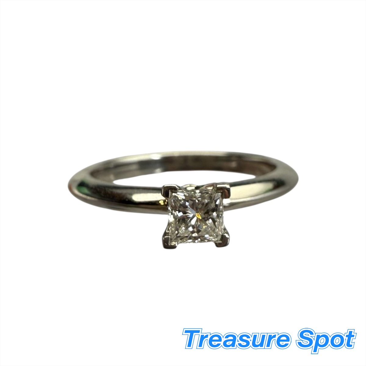 ティファニー豪華二連エタニテイ！1ct ダイヤモンド K18 WG リング TIFFANY & CO. 【ティファニー】K18WGダイヤモンドリング (No
