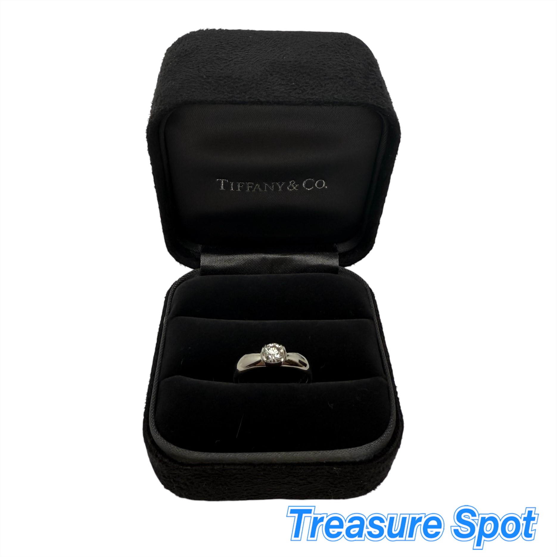 楽天市場】Tiffany&Co.(ティファニー) ドッツリング ダイヤモンド 7.5