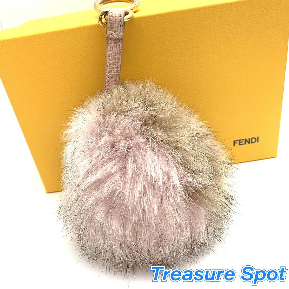 Fendi フェンディ ポンポンファーチャーム バックチャーム キーチャーム フォックス レザー トレジャースポット 中古 Mozago Com